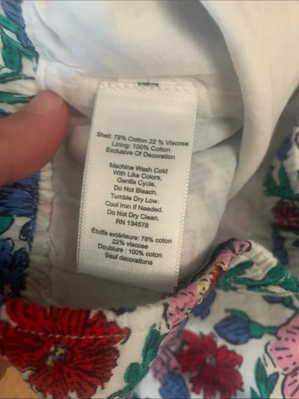 Vineyard Vines Shorts w/ Pockets Girls Size 7/8 (Small) Floral Print